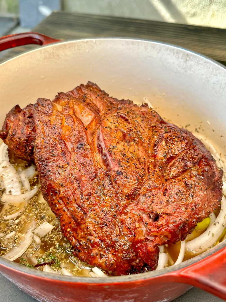 italian beef in a dutch oven