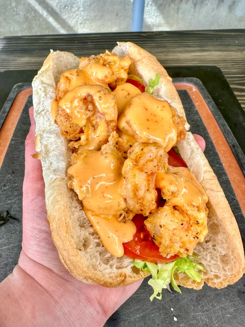 bang bang shrimp po boy