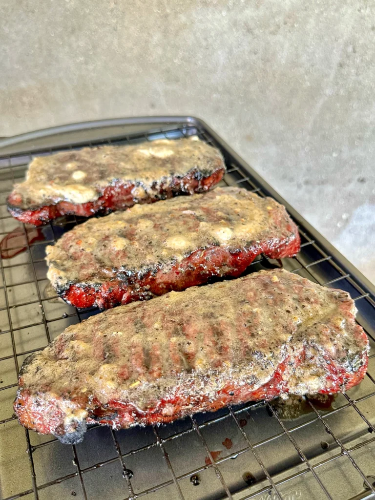 compound butter on a steak