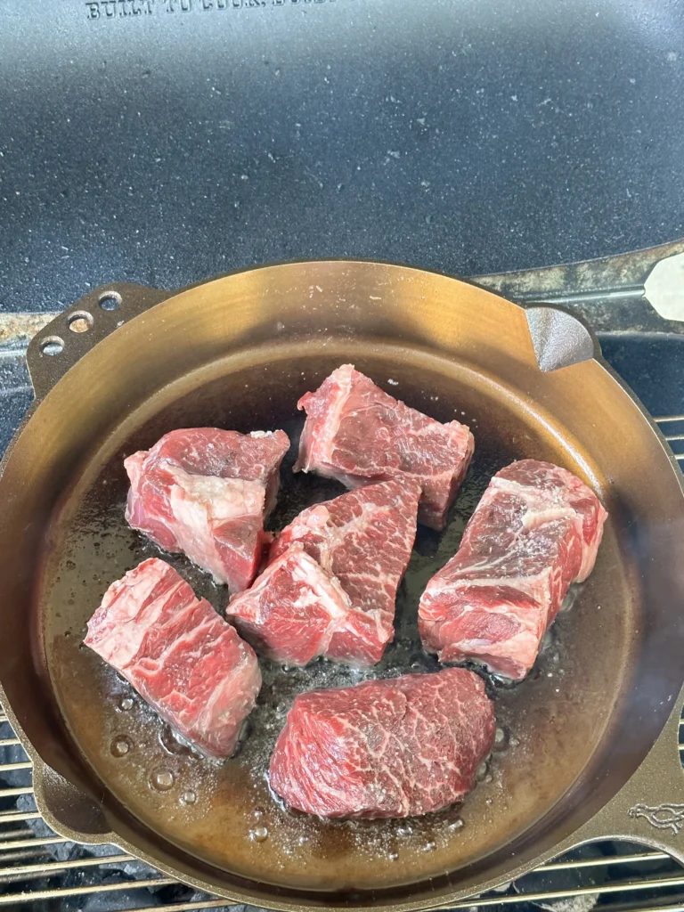 preparing beef