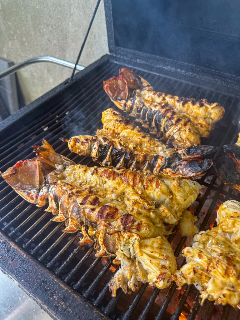 lobster on the grill 