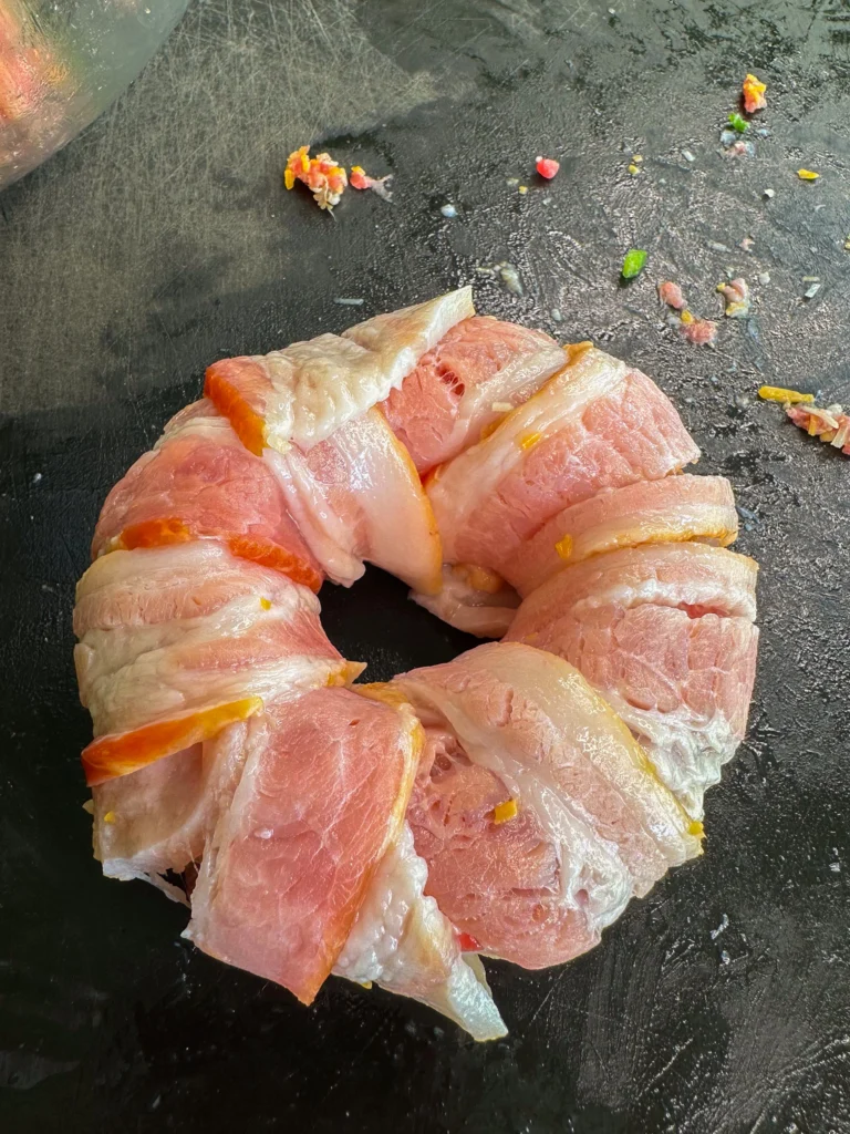 bacon wrapped onion rings