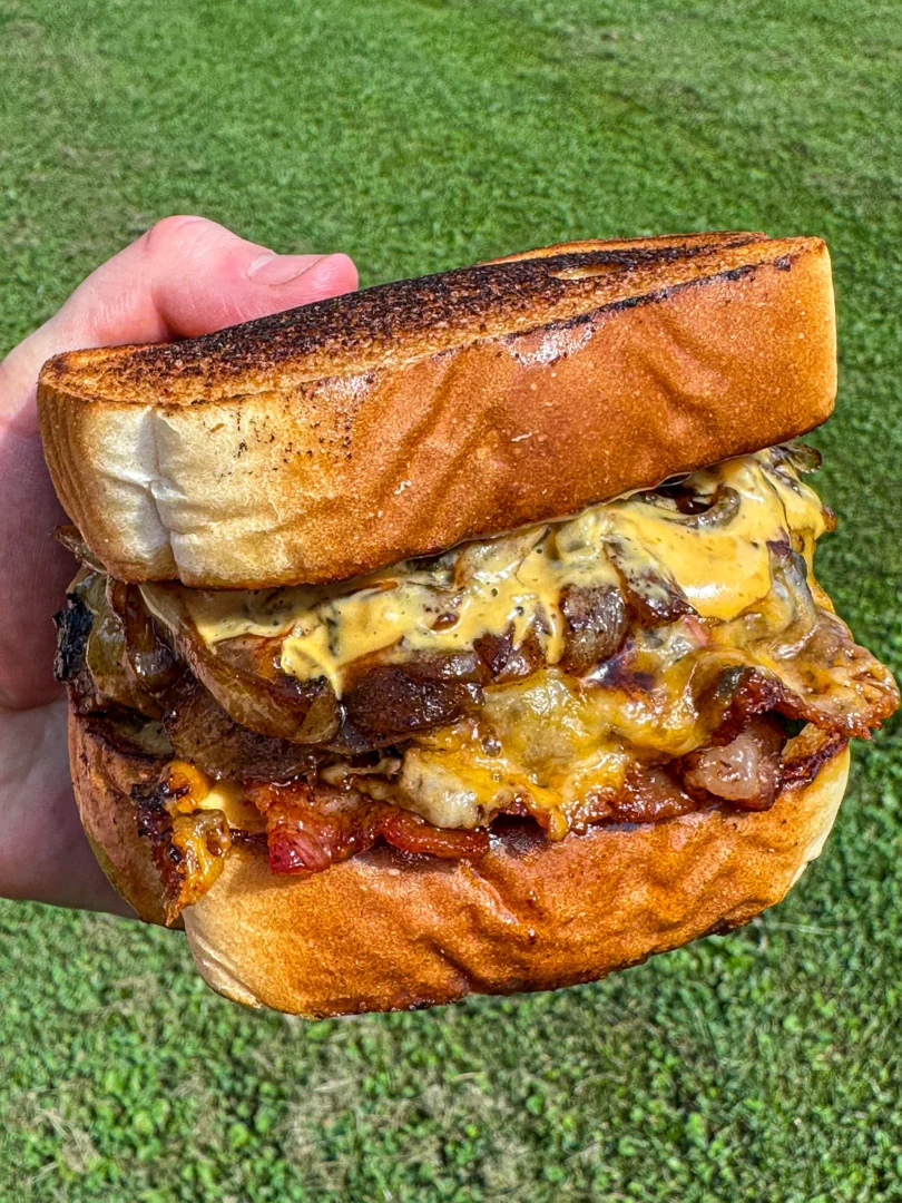 spicy patty melt sandwich