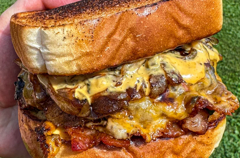 spicy patty melt sandwich