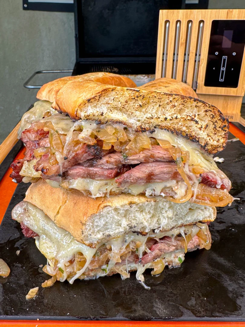 french onion steak sandwich