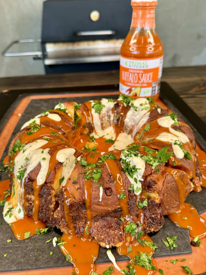 Buffalo Chicken Monkey Bread