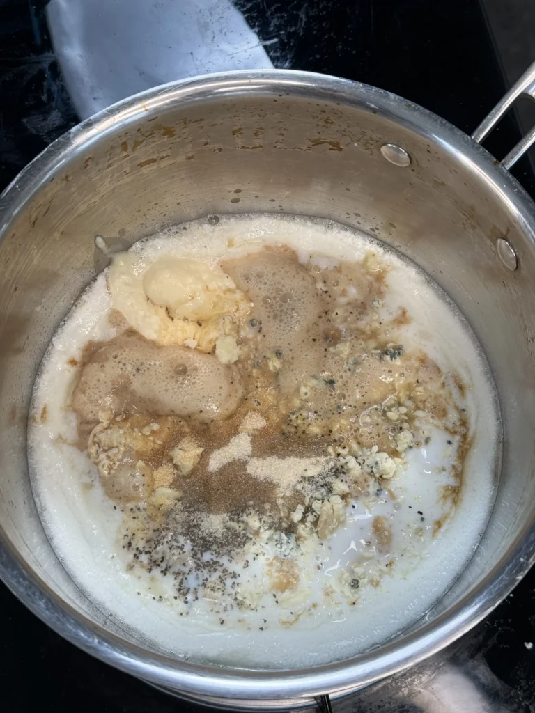 blue cheese sauce