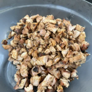 chopped chicken