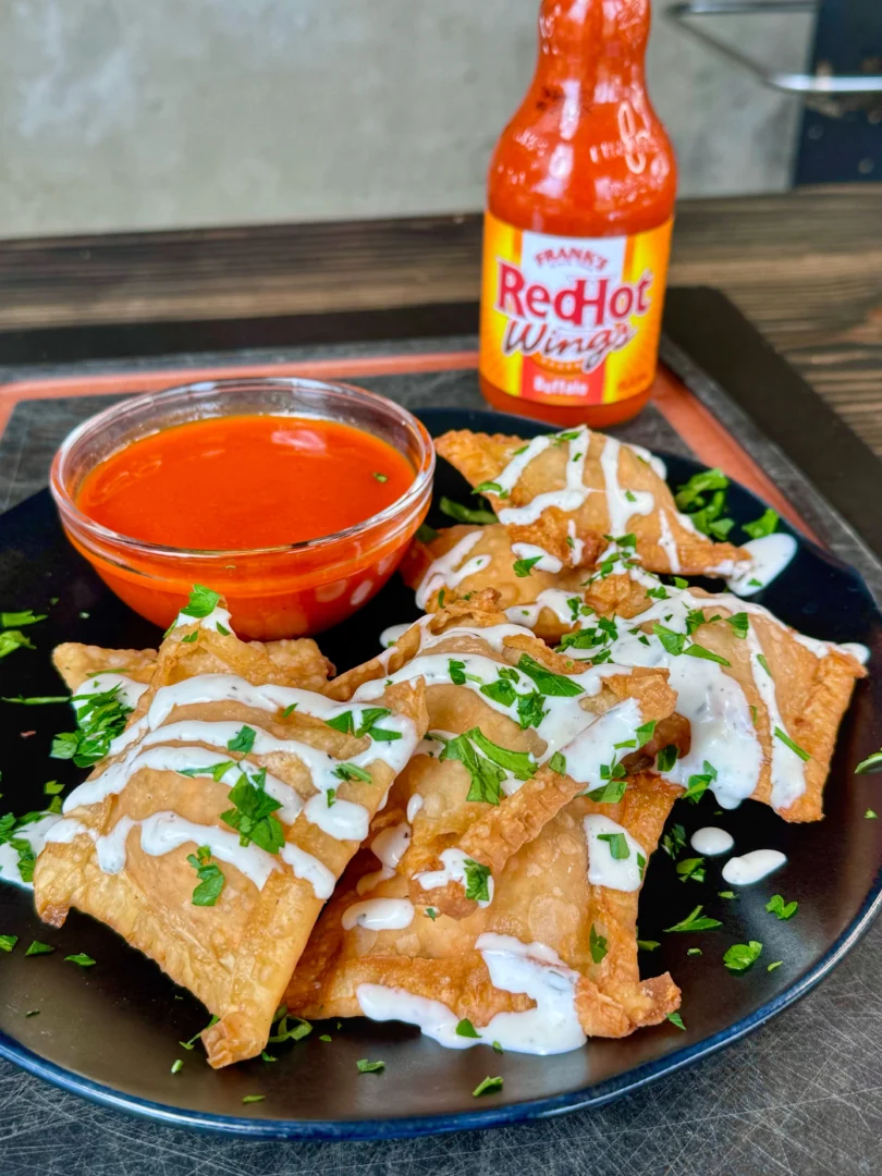 Buffalo Chicken Wontons