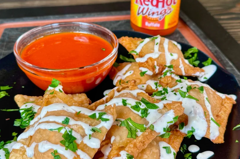 Buffalo Chicken Wontons