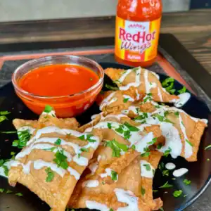 Buffalo Chicken Wontons
