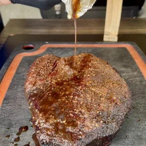 brisket with the juices
