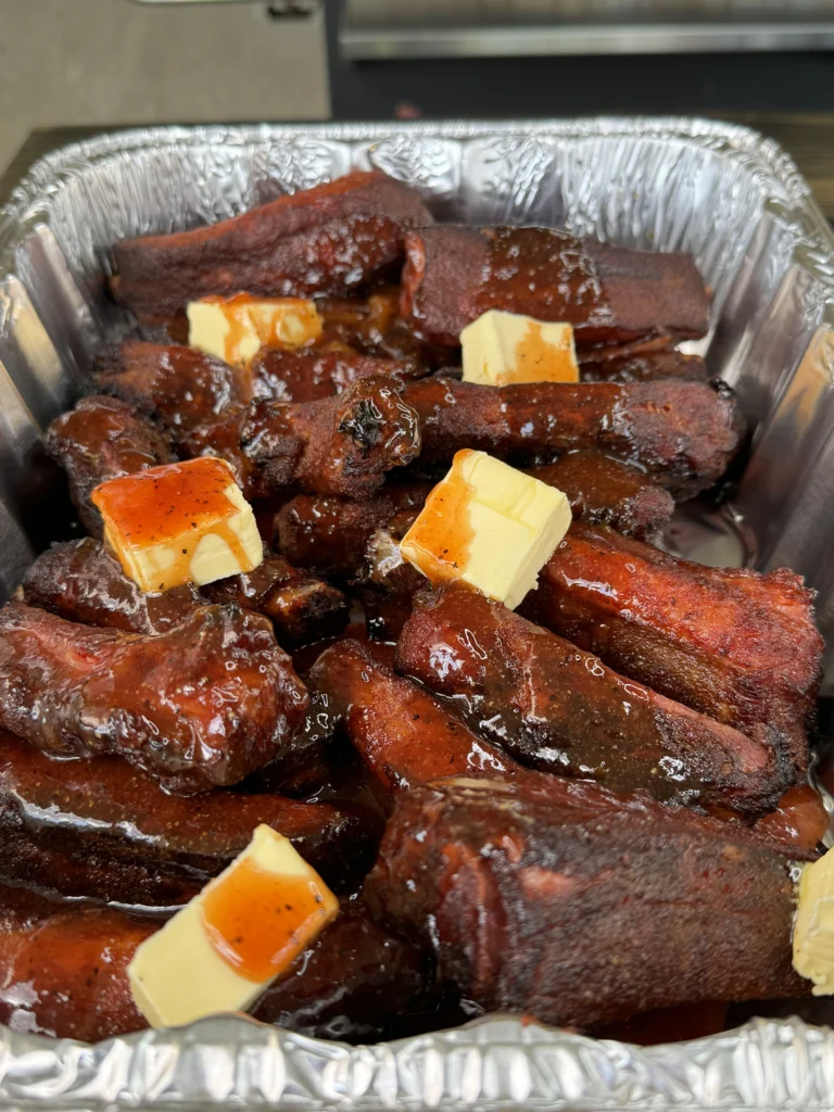 butter on the party ribs