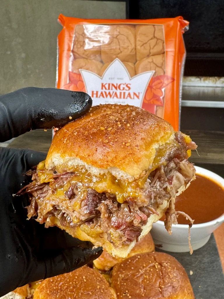 beef bbq sliders with kings hawaiian