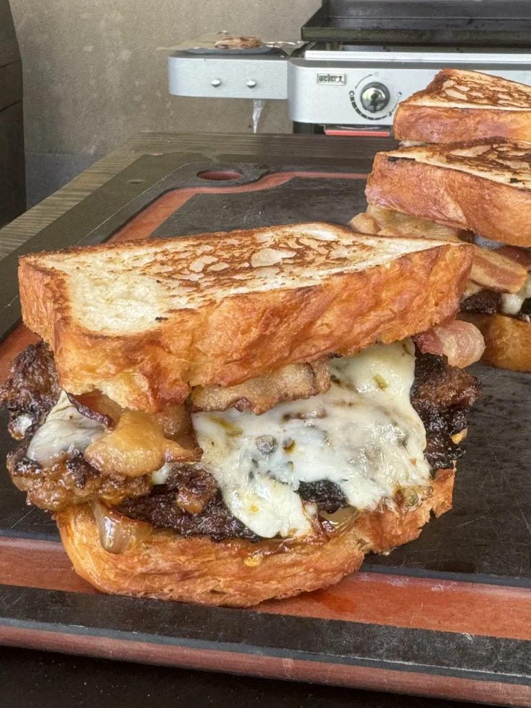 breakfast patty melts