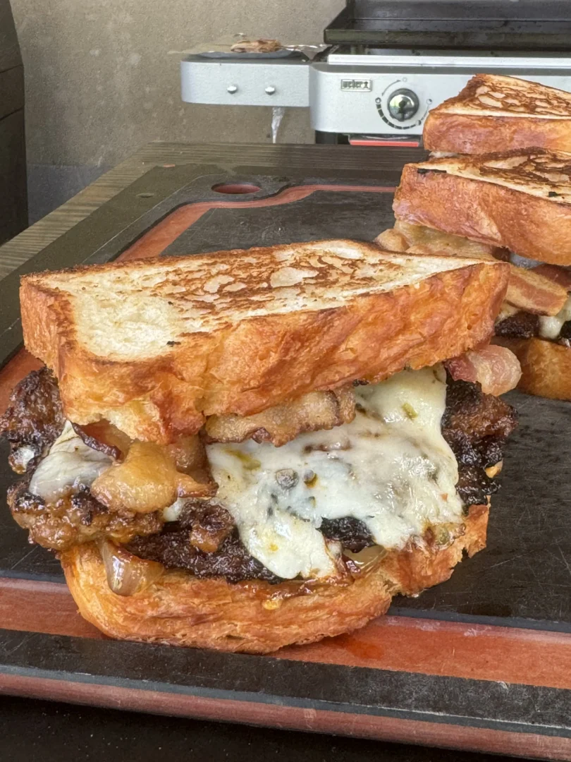 breakfast patty melts