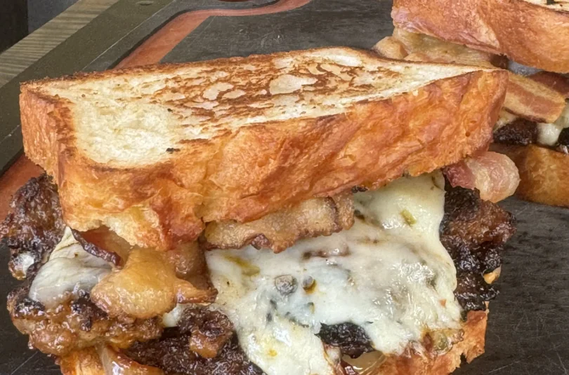 breakfast patty melts