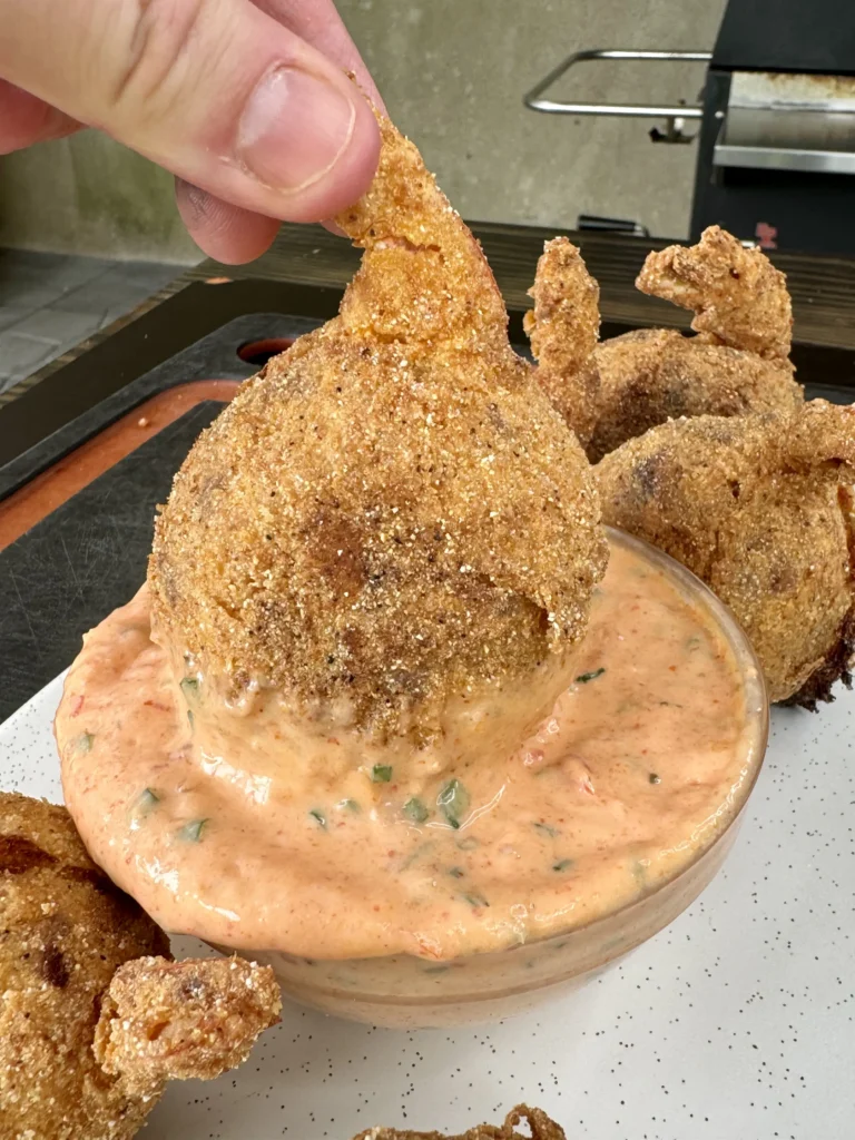 dipped shrimp