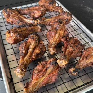 cooked chicken wings