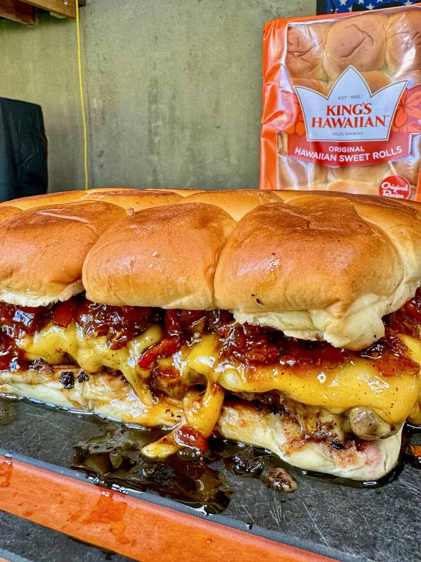 Bacon Jam Cheeseburger Sliders