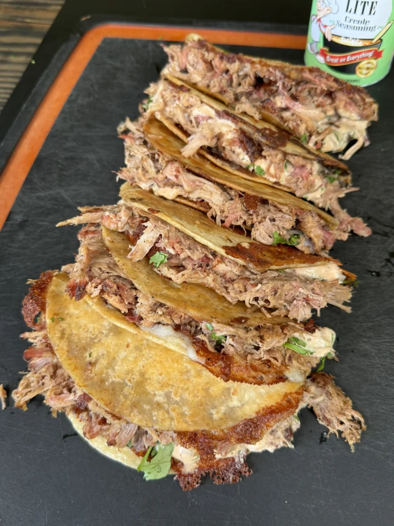 cajun pulled pork tacos 
