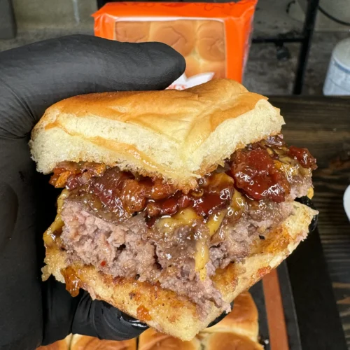 Bacon Jam Cheeseburger Sliders