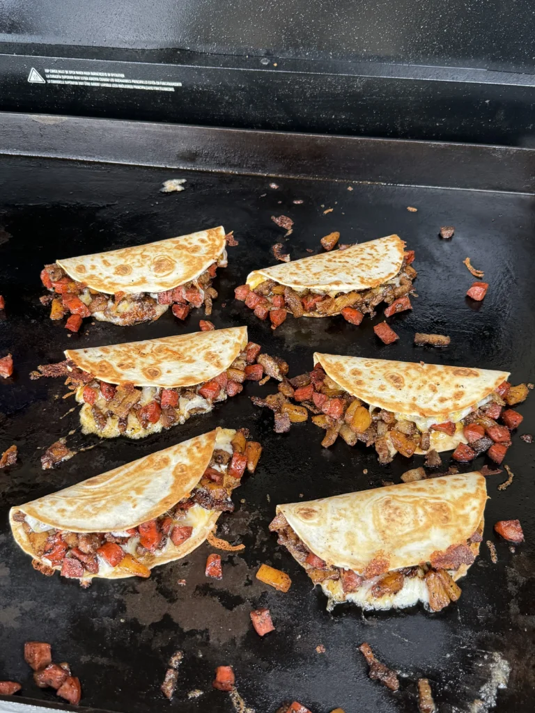pork belly tacos on the grill