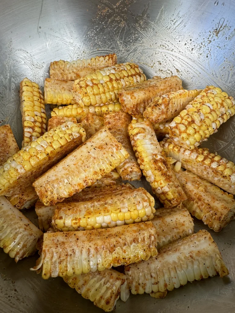 corn ribs in a bowl