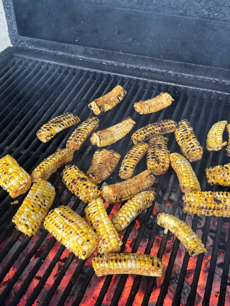 cooking corn ribs 