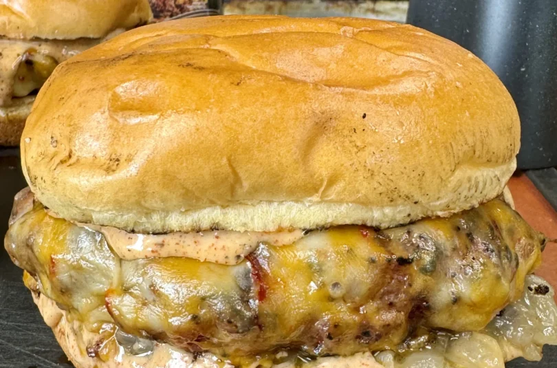 Smoked Cajun Burgers