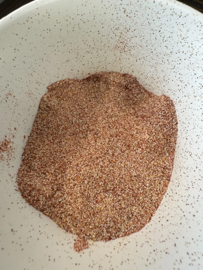 cajun rub in a bowl