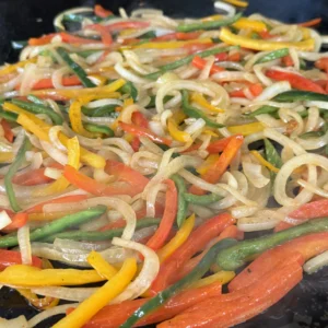 cooking vegetables