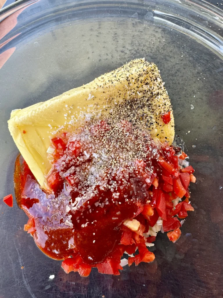 triple chili butter for the steaks