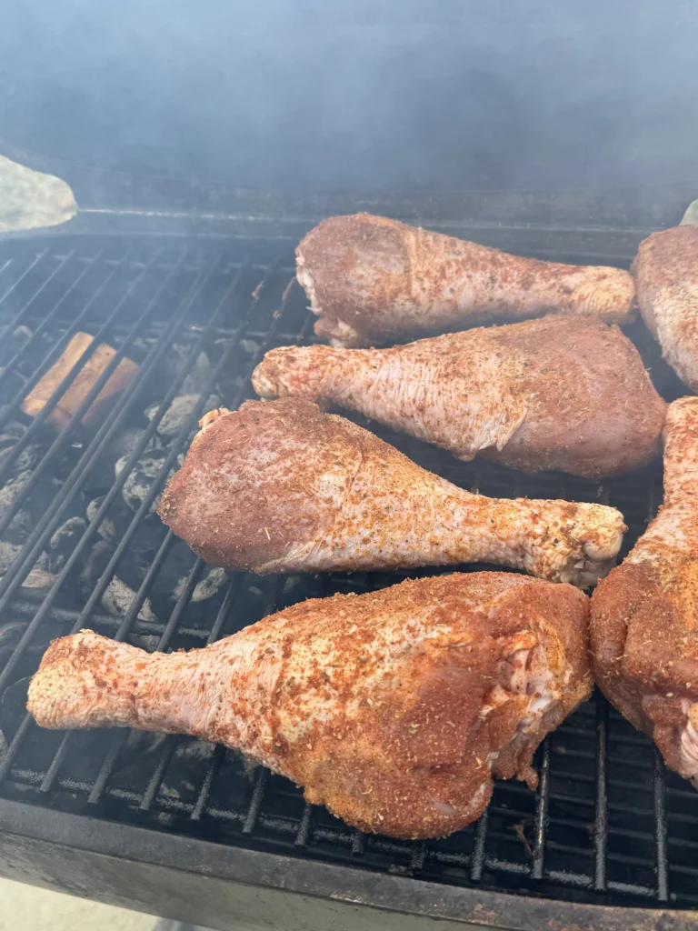 turkey on the grill