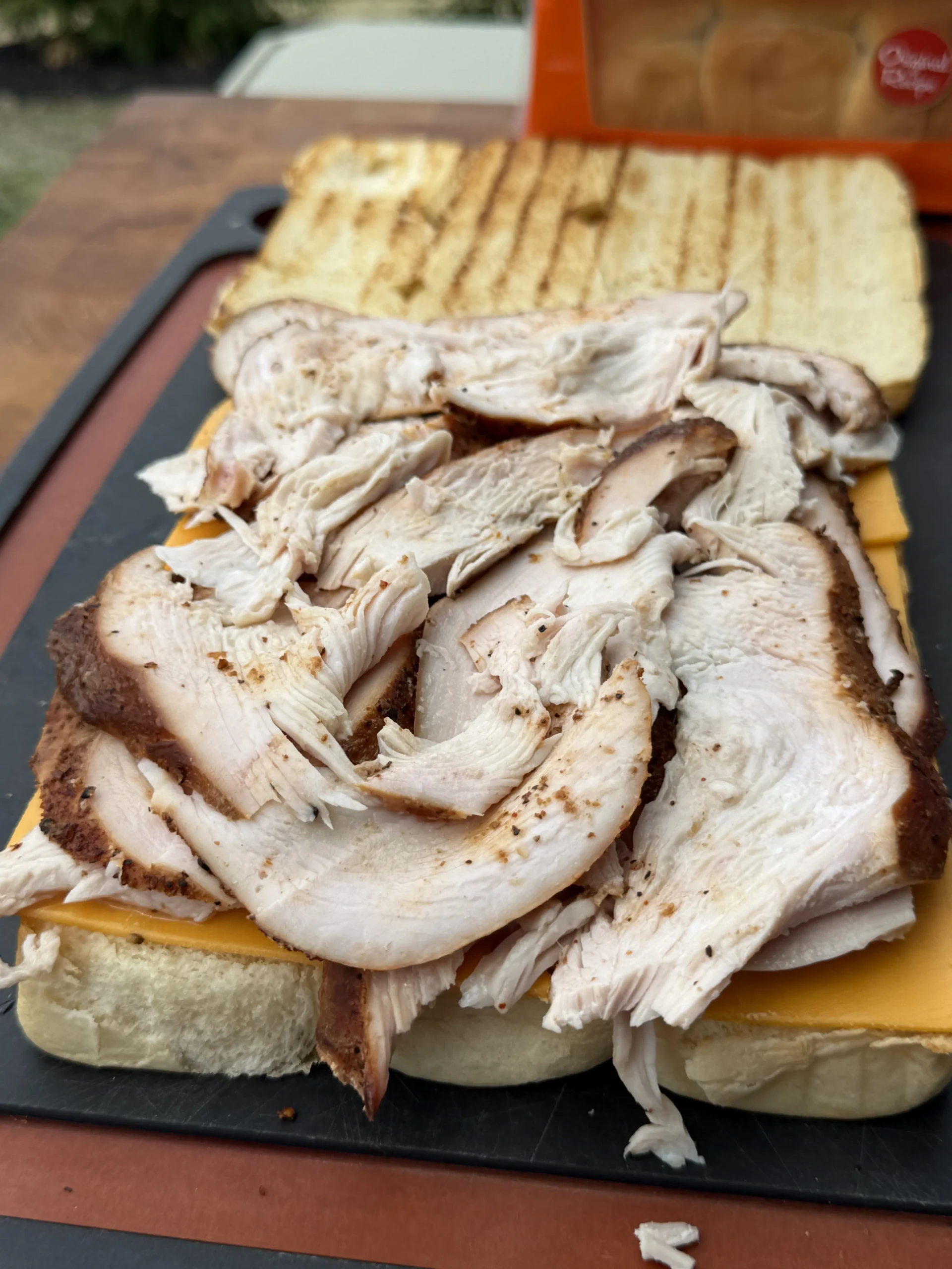 sliced turkey