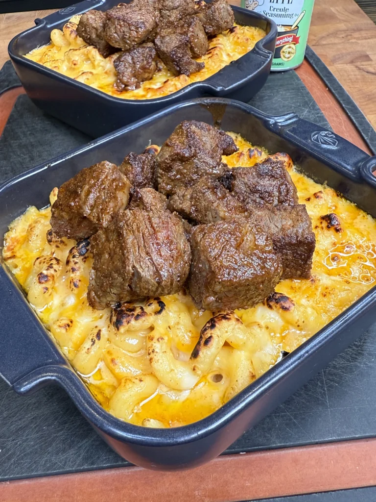 mac and cheese steak bites