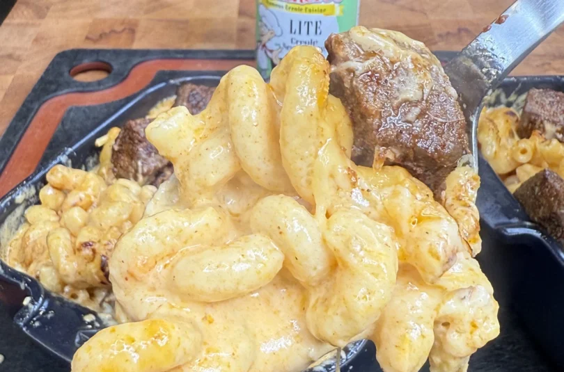mac and cheese steak bites
