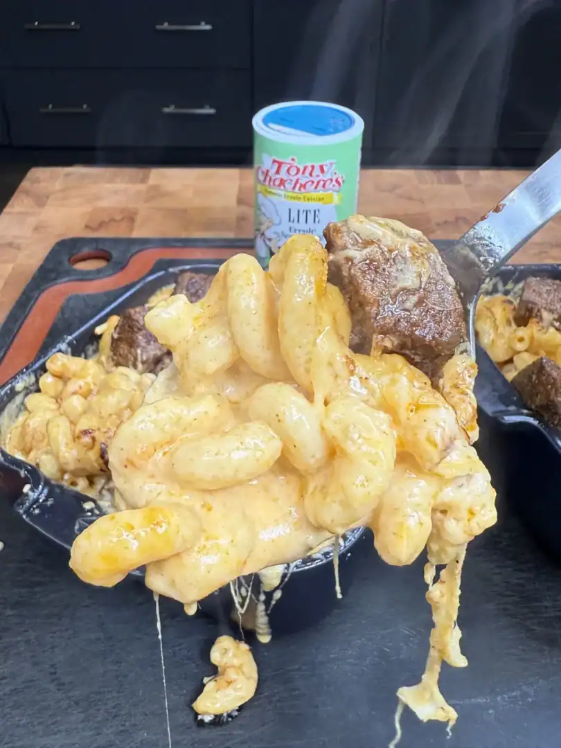 mac and cheese steak bites