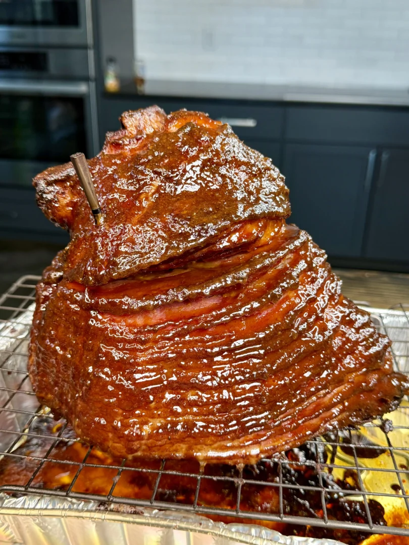 sliced honey mustard ham