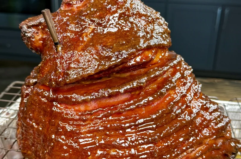 sliced honey mustard ham