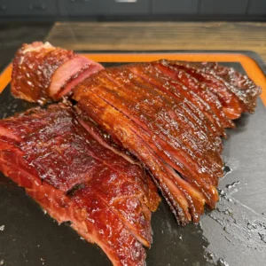 carved honey mustard smoked ham