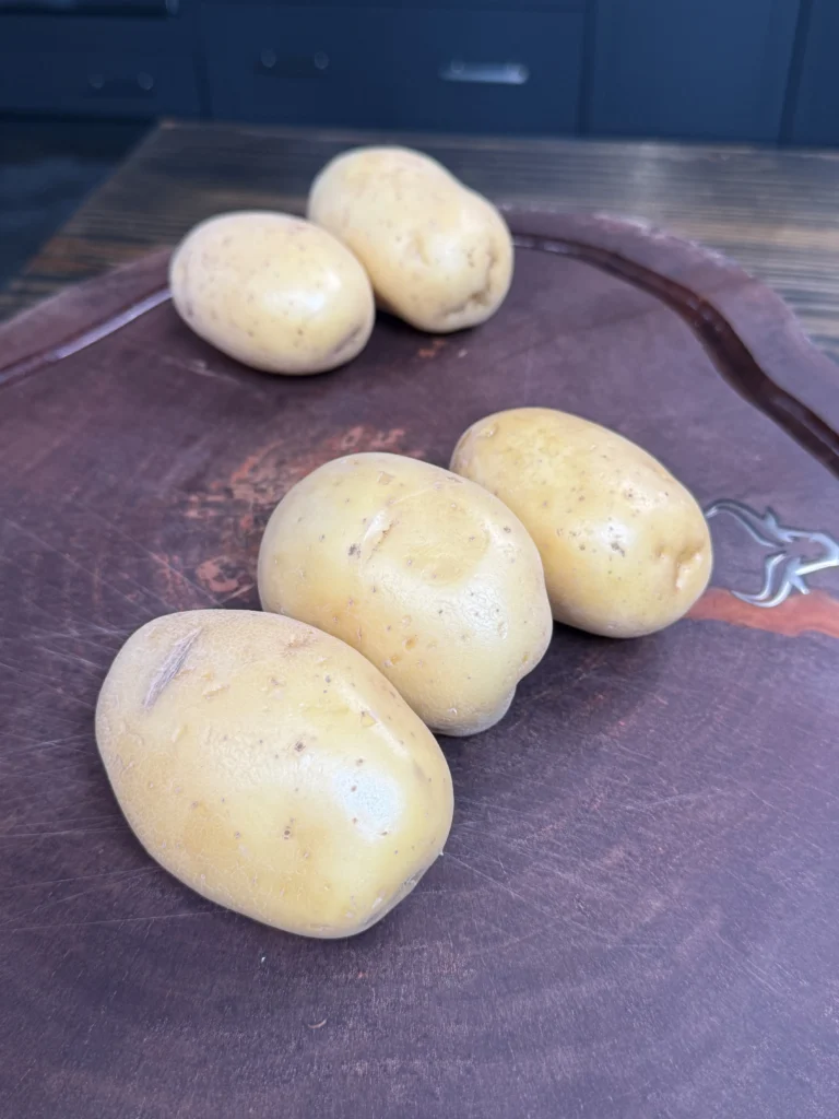 cooked potatoes