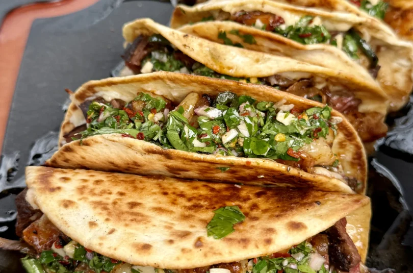 chimichurri surf n turf tacos