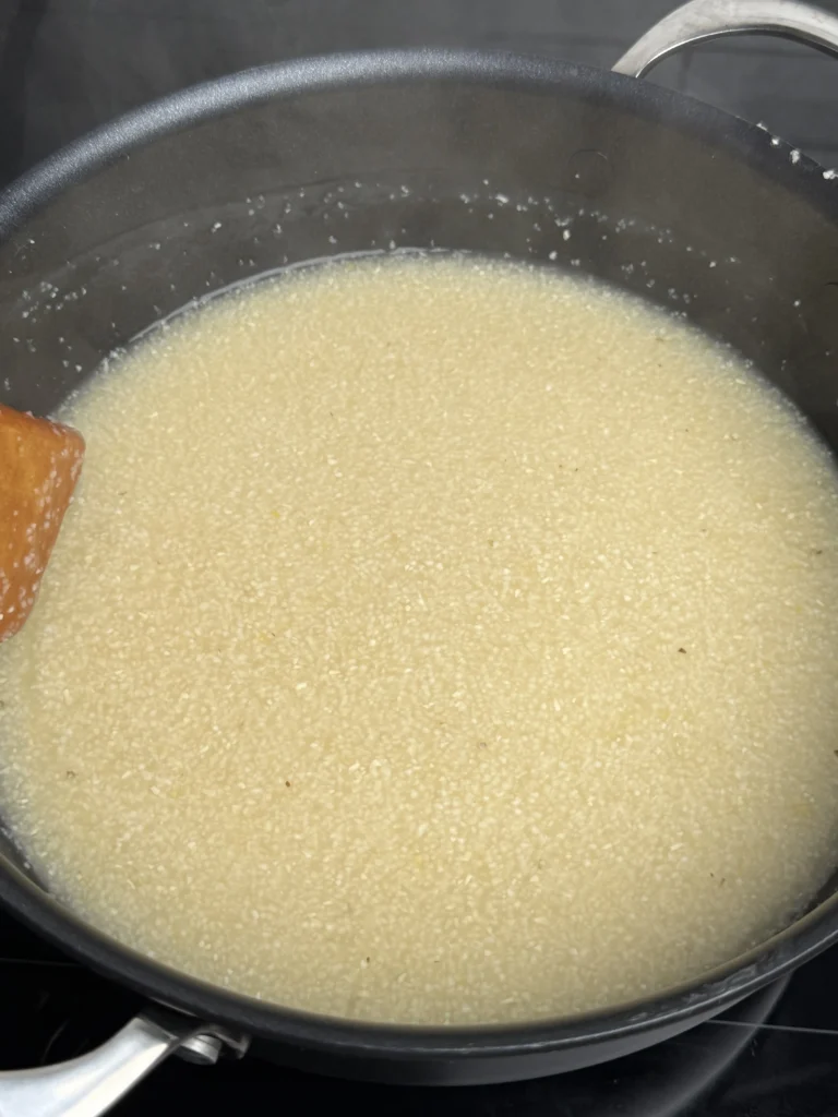grits in a bowl