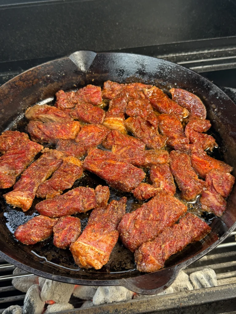 cooking cajun beef