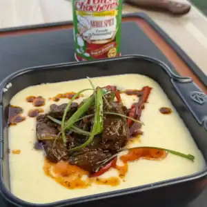 cajun beef and grits