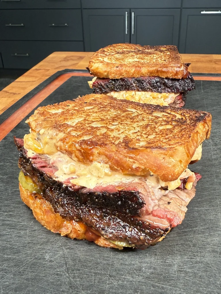 the perfect smoked sandwich