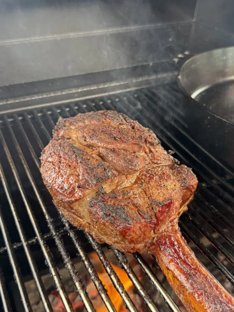 reverse seared steak