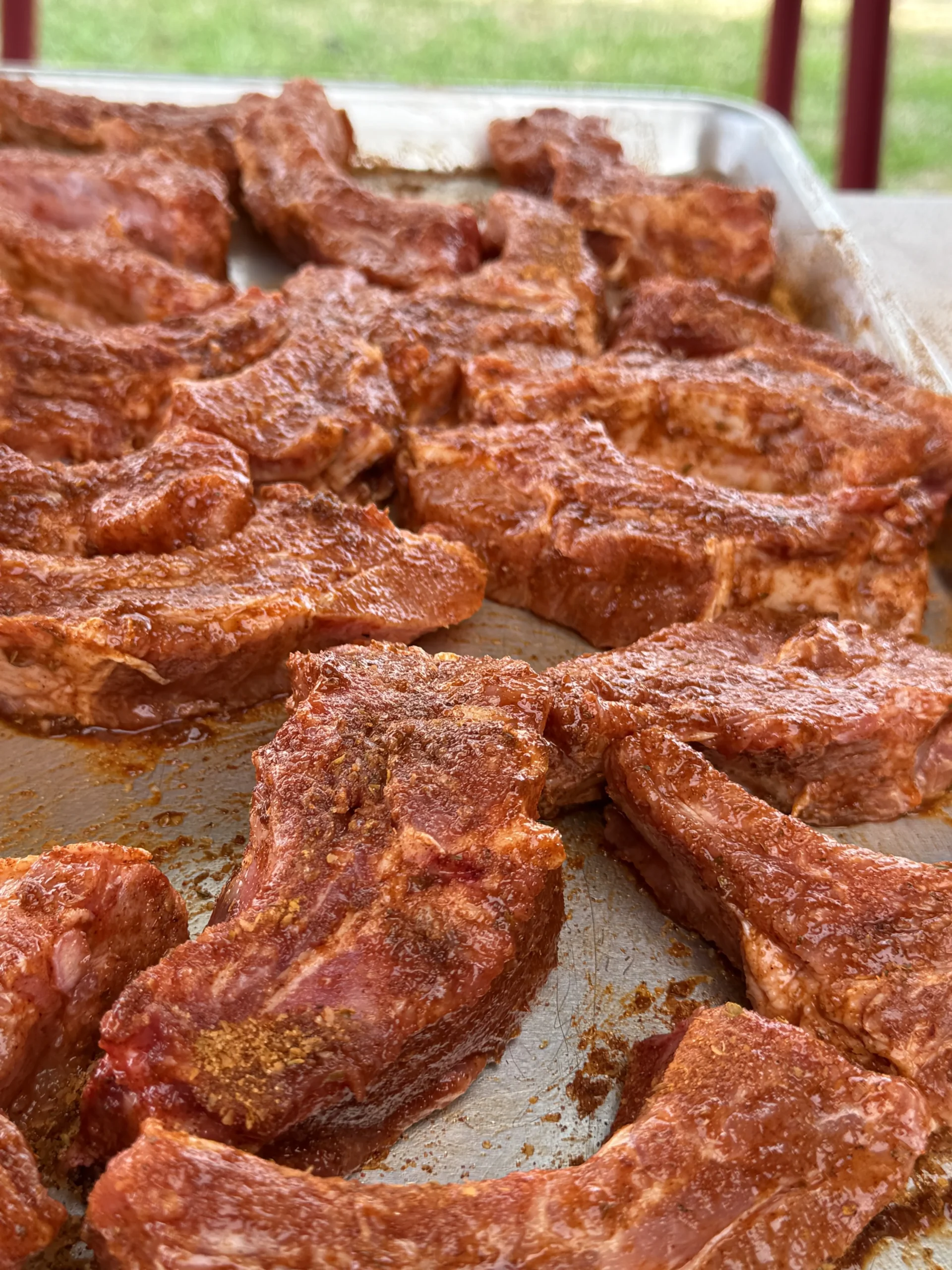 up close of the party ribs