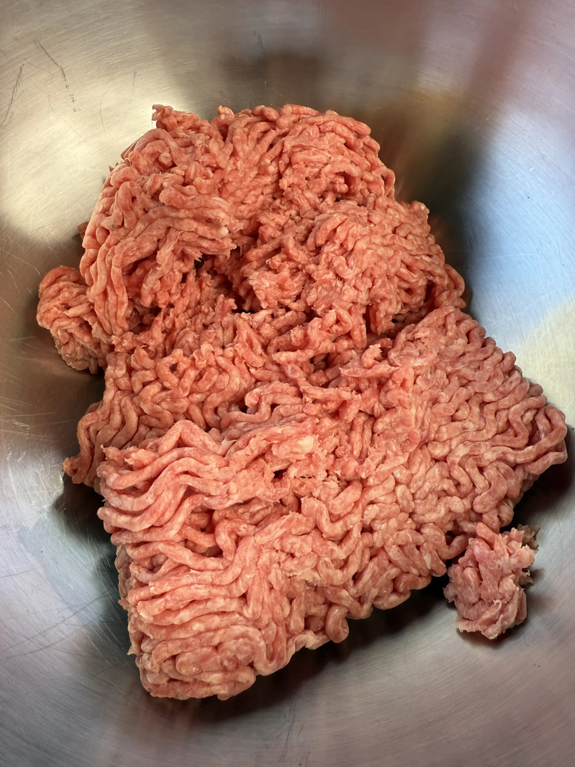 ground beef in a bowl